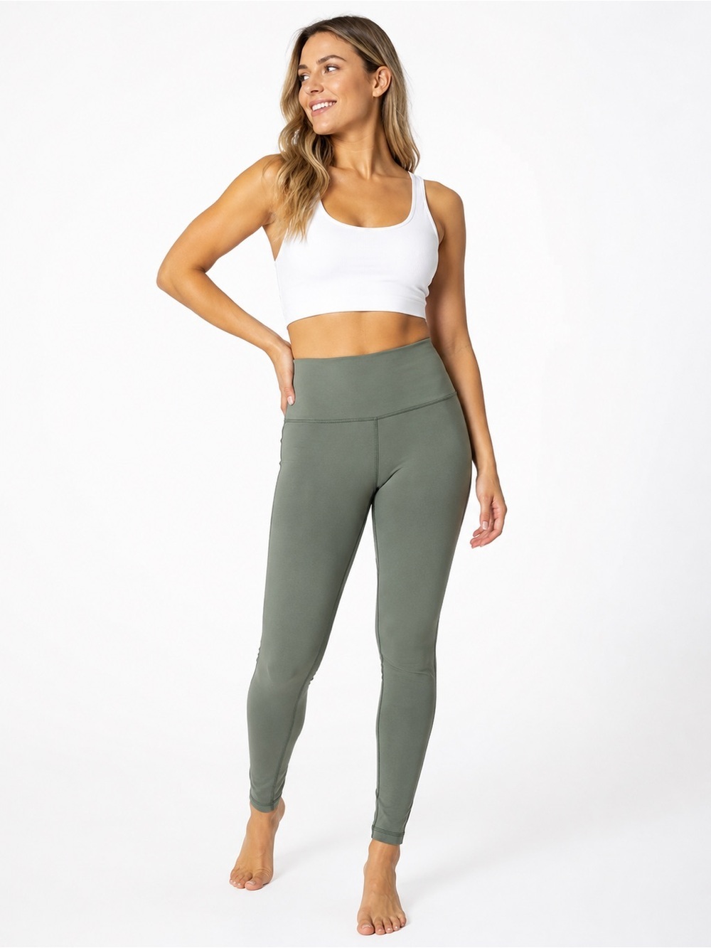 Aerie Grey High-Rise Leggings